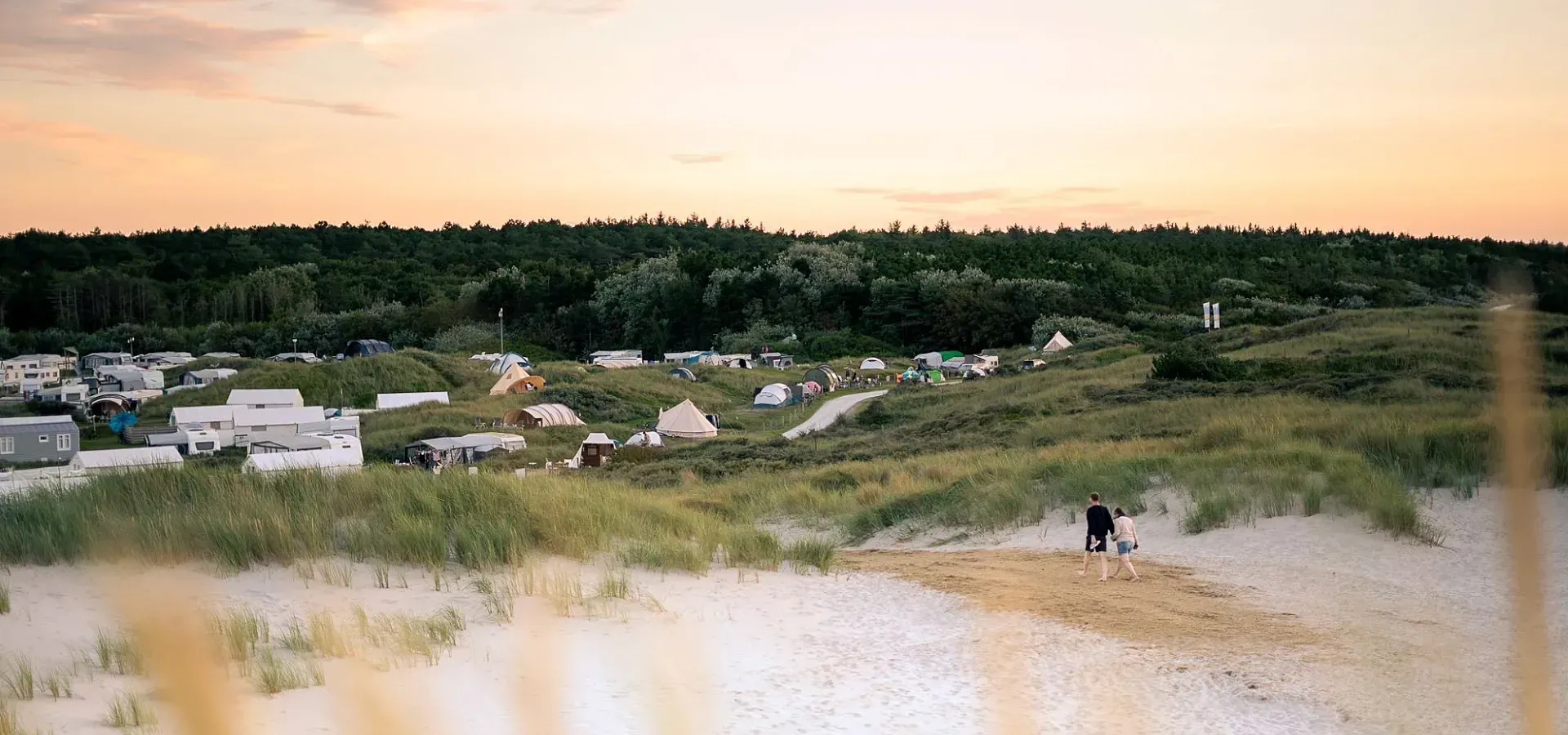 Glamping aan zee