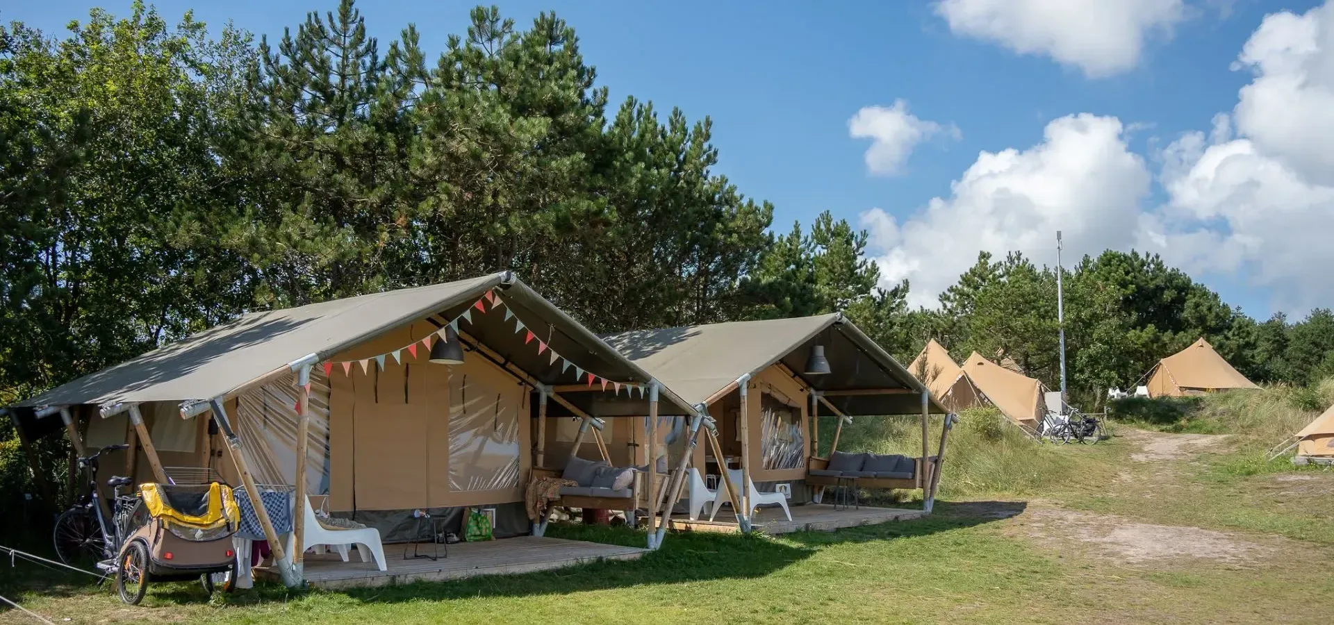 Luxe kamping aan zee nederland